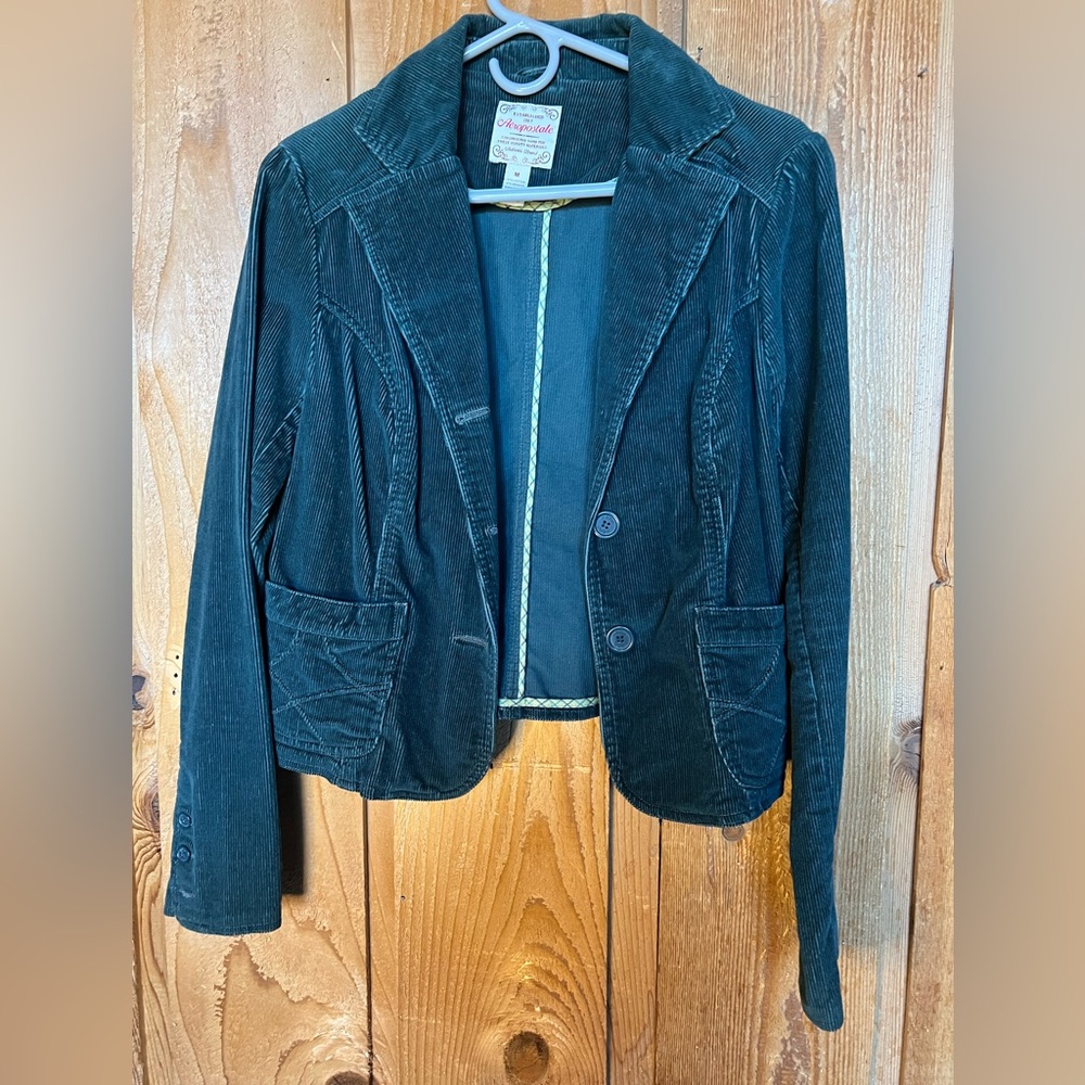 Turquoise Aeropostale blazer medium